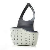 Yeknu  Double-layer Sink Hanging Bag Kitchen Rack Faucet Sponge Holder Storage Hanging Basket Kitchen Storage Rack Sink Accessories ﻿