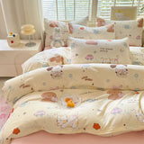 Yeknu Print Quilt Cover Girls Room Bedding Duvet Cover Skin-friendly Comforter Cover funda nordica (Pillowcase Need Order)