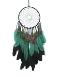 Yeknu  Creative Dream Catcher Wall Hanging Decoration Peacock Feathers Glow in the Dark Beads High End Wall Hanging Ornament