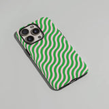 Yeknu  Striped Minimalist Aesthetic Phone Case for IPhone 17 16 15 14 13 12 11 X XS XR Air Pro Max Plus Luxury Double-layer Back Cover