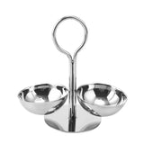 Yeknu  Stainless Steel Snack Tray Bar Ktv Fruit Dish Metal Fruit Plate Dim Sum Dish Dried Fruit Candy Rack Partition Dessert Snack Rack