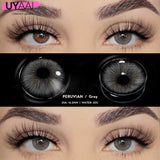 Yeknu  1 Pair Color Contact Lenses for Eyes Korean Brown Natural Big Eye Lenses Gray Eye Contact Green Color Lens