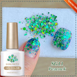 Yeknu  10ml  Aurora Blue Tears Cat Magnetic Eye Gel Polish Arctic Blue Crystal Varnish Shine Glitter Nail Art Manicure