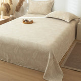 Yeknu  Luxury Cotton and Linen Bed Sheet Sets High Quality Skin Friendly Flat Sheet 2 Pillowcases for All Seasons Queen King Bedclothes