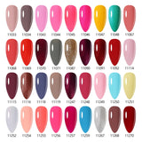 Yeknu  15ml Gel Nail Polish Semipermanente Varnishes Lacquer Esmalte Black White Color UV Lakiery Hybrydowe Vernis Gellak Polish