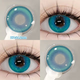 Yeknu   pair New Fashion Cosplay Contact Lenses for Eyes Brown Lenses Myopia Color Contact Lenses Halloween Beauty Blue Lenses