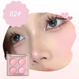 Yeknu  Korean Blush Pallete Expansive Color Brightening Face Contouring Shadow Blusher Long-lasting Tint Cheek Korean Makeup Cosmetics