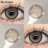 Yeknu  1 pair Korean Lenses Colored Contact Lenses with Degree Myopia Lenses Free Shipping High Quality Lens Fog Pearl lens