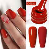 Yeknu  10ml Gold Glitter Gel Nail Polish Crystal Semi Permanent Soak Off UV Gel Varnish Nail Art Manicure Base Top Coat