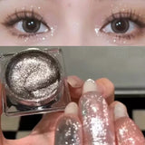 Yeknu  Gorgeous Glitter Eyeshadow Long Lasting Waterproof Pearlescent Glitter Shimmer Eye Shadow Eyes Body Glitter Makeup Cosmetics