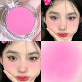 Yeknu  monochrome blush whitening matte cosmetics vitality girl nude makeup natural smudge monochrome blush plate