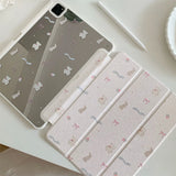 Yeknu  With pencil slot For iPad 2024 Air 11" 13" Pro 11 13 12.9 Case 10.2 7th 8th 9th Generation 2022 10th 10.9 inch Air 3 4 5 6 Cover