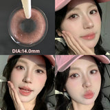 Yeknu  2pcs Cyberpunk Blue Contact Lenses for Eyes Fashion Color Pupils Beauty Eye Color lenses Natural Gray Lens Myopia Lenses