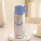 Yeknu  500ml Fashion Cartoon Stainless Steel 316 Vacuum Flask With Straw Portable Girl Student Thermos Mug Travel Tumbler