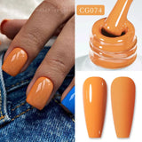 Yeknu  10ml Gold Glitter Gel Nail Polish Crystal Semi Permanent Soak Off UV Gel Varnish Nail Art Manicure Base Top Coat