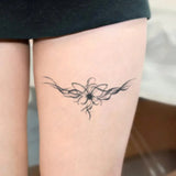 Yeknu  Sexy Dark Tattoo Herbal Temporary Tattoo Stickers, Long-lasting Waterproof for One to Two Weeks, For Women, For Arm, Leg, Chest