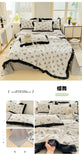 Yeknu 2025 new skin-friendly washed cotton summer quilt printing air conditioner quilt summer cool quilt machine wash single double