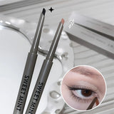 Yeknu  Silky Long-lasting Eye Liner Pencil  Eyeliner Pen Natural Matte Wine Red Eyeliner Easy To Color Waterproof Eye Make Up Cosmetics