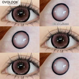 Yeknu  1 Pair Pink Series Contact Lenses for Eyes Beauty Pupils Makeup Eye Lenses for Myopia Natural Color Lenses Blue Lenses