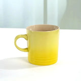 Popular Nordic Style Color Gradient Mugs Creative Macaron Mug Gradient Color Cool Color Rainbow Cup Ceramic Cups with Hand Gift