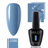 Yeknu  15ml Gel Nail Polish Semipermanente Varnishes Lacquer Esmalte Black White Color UV Lakiery Hybrydowe Vernis Gellak Polish