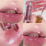 Yeknu  Watery Crystal Clear Jelly Lip Oil Lip Balm Moisturizing And Smoothing Lip Lines Jelly Pout Lip Gloss Glass Lip Fruit Scent