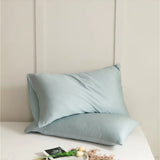 Yeknu  Luxurious 60S Lyocell pillowcase single product summer ice silk cool pillow case single pillowcase a pair.