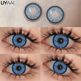 Yeknu  Color Contact Lenses for Eyes Korean Lens Natural Lenses Brown Lenses Blue Eye Contact Brown Big Eyes  Color Lens Eye