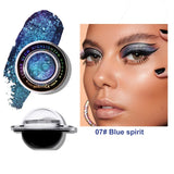 Yeknu  1pcs Planet Highlighter Powder Shiny Gradient High-gloss Powder Face Contour Brightening Long Lasting Highlight Glitter Makeup