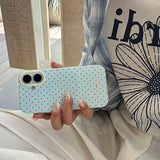 Yeknu 3D Polka Dot Cute Tomato Magnetic Grip Tok Phone Stand Holder Phone Case for IPhone 16 15 14 13 Pro Max Funny Magsafe Back Cover