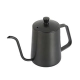 Yeknu  600ml Non-stick Coating Coffee Tea Pot Slender Mouth Coffee Kettle with Handle Lid Free Shipping
