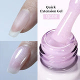 Yeknu  Jelly Transparent Gel Nail Polish Nude Pink  Color UV Soak Off Gel Varnish Jade Nail Art Gel 10ml Design Manicure