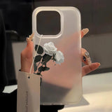 Yeknu  Flower Clear Phone Case For iPhone 16 Pro Case iPhone 13 15 17 11 12 14 Pro Max Plus 12 13 Mini Shockproof Silicone Soft Cover