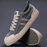 Yeknu  Men Shoes Vulcanize Canvas Shoes Lace Up Sneakers Casual Breathable Shoes Man Trainers Tenis Masculino Chunky