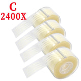 Yeknu Invisible Double Eyelid Sticker 2400PCS Lace Eye Lift Strips Self-adhesive Double Eyelid Tapes Clear Beige Eye Tapes Makeup Tool