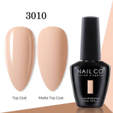 Yeknu  15ml Gel Nail Polish LED Semi-permanent Summer Varnish UV Vernis Blue Color Enamels For Nails Gellak Top Coat Base Polish