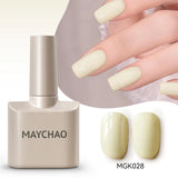 Yeknu  Cherry Red Gel Nail Polish 12ml Glossy Semi Permanent Soak Off UV LED Frosted Gel Nails Painting Varnish