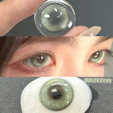 Yeknu  Glaze Series Contact Lenses for Eyes Color Beauty Pupils Natural Eye Lenses for Myopia 2pcs Brown Green Blue Makeup Lens