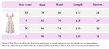 Yeknu  Square Neck Puff Sleeve Elegant Women's Dress Summer Fashion Back Waist Tie Print Dress Short Female Vestidos
