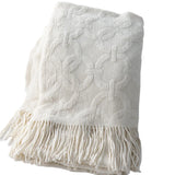 Yeknu  Nordic Style Knitted Bed Runner Soft Furnishing Fabric Bed Flag Sofa Decorative Throw Blanket