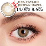 Yeknu  2Pcs/Pair Contact Lenses With Diopters Beauty Pupils Makeup DNA Degree Color Contact Lenses For Myopic Eyes aesthetic Lens