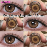 Yeknu  1 Pair Yearly Beauty Fashion Lenses Colored Contact Lenses for Eyes Blue Eyes Lenses Natural  Gray Lens Brown Lens