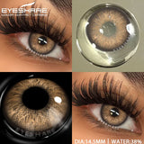 Yeknu  1Pair Blue Contact Lenses Green Eye Contacts Gray Beautiful Pupils Brown Lenses Yearly Cosmetic Colored Contact Lenses