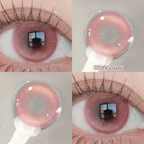 Yeknu  2PCS Halloween Myopia Contact Lenses Cosplay Colored Contact Lenses Prescription Lens Natural Pupils Eye Color Lenses