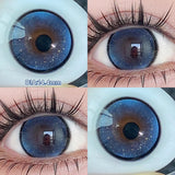Yeknu  Daily Disposable 10PCS Colored Contact Lenses for Eyes Myopia Lens Beauty Pupils Eye Lenses Fashion Blue Purple Lenses