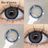 Yeknu  1 Pair Mermaid Green Colored Contact Lenses for Eyes with Prescription Myopia Lenses with Degree Green Lenses Y2K