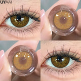 Yeknu  Color Contact Lenses with Diopters Korean Eye Contacts Lenses Colorcon Black Lenses High Quality Natural Optical Lenses