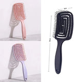 Yeknu  Pink Hair Scalp Massage Combs Hair Brush Anti-static Wet Dry Curly Detangler Hairbrush Salon Hair Styling Tool for Women Men New