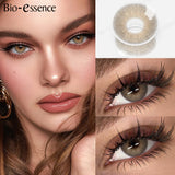 1 Pair Colored Contact Lenses Natural Yearly Lenses Brown Contact Lenses High Quality Natural Lenses for Makeup Lens