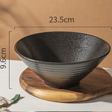 Yeknu  Japanese Lamian Noodles Bowl, Creative Household Kitchen Restaurant Supplies, Advanced Tableware Salad Fruit Soup Hat Bowls, 1Pc